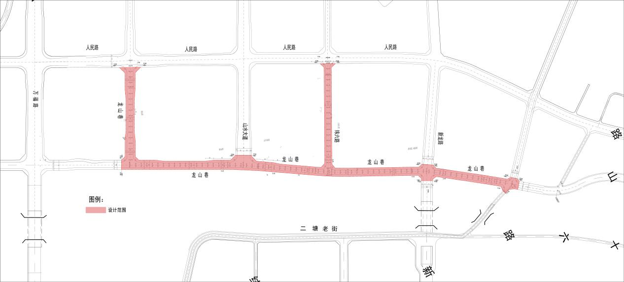 临桂区龙山巷及纬六路建设工程